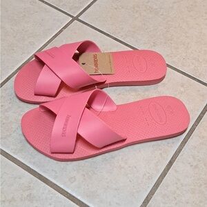 Havaianas Beach Slides - Women's size 9/10